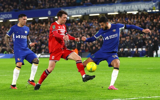 Chelsea vs Middlesbrough (03:00 – 24/01) | Xem lại trận đấu