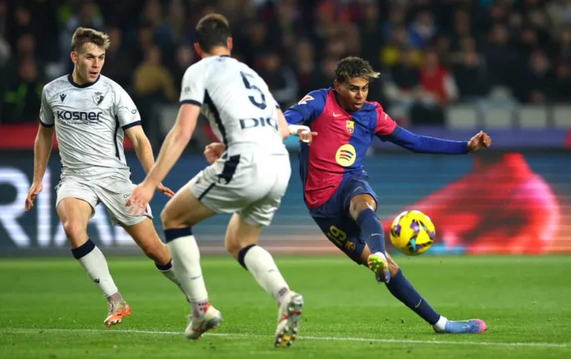 Barcelona vs Osasuna (03:00 – 28/03) | Xem lại trận đấu